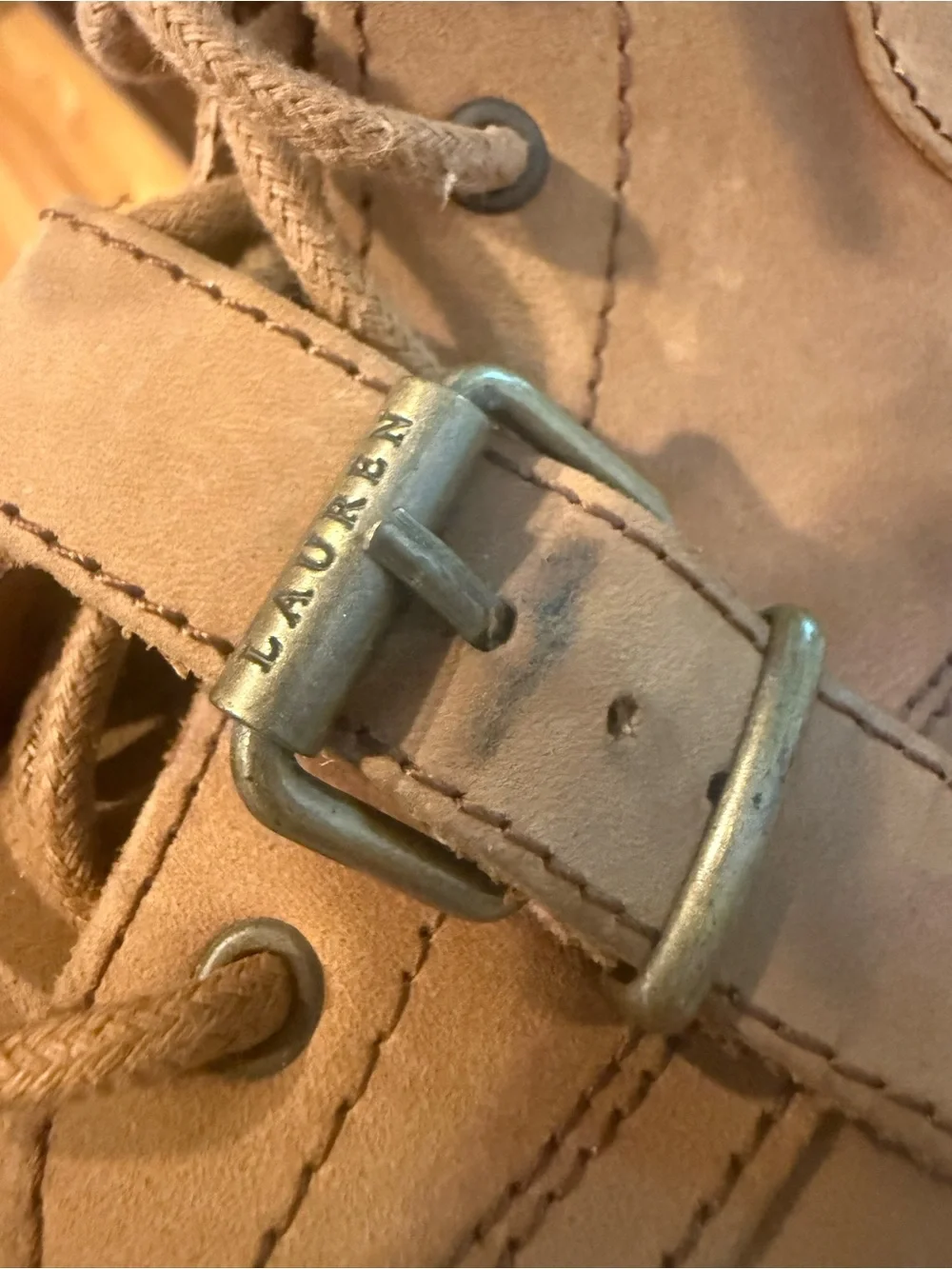 Women’s Lauren Ralph Lauren Zera Ranger Boots Tan Size 6.5